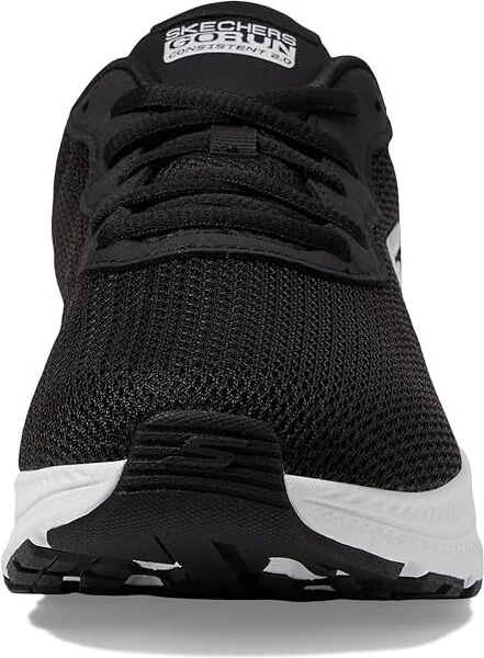 SKECHERS Go Run Consistent 2.0 Engaged Women's Shoes Black/White : 5.5 B - Medium, Textile - Image 5