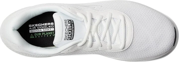 SKECHERS Go Run Consistent 2.0 Engaged Women's Shoes White/Black : 5 B - Medium, Textile - Image 2