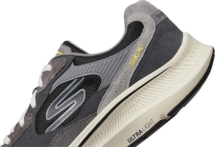 SKECHERS Go Run Consistent 2.0 Men's Running Shoes Charcoal/Black : 10 D - Medium, Suede - Image 4