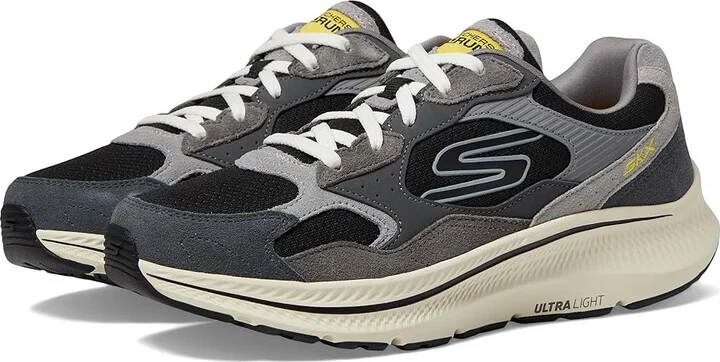 SKECHERS Go Run Consistent 2.0 Men's Running Shoes Charcoal/Black : 10 D - Medium, Suede