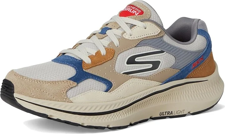SKECHERS Go Run Consistent 2.0 Men's Running Shoes Taupe/Multi : 10 D - Medium, Suede - Image 5
