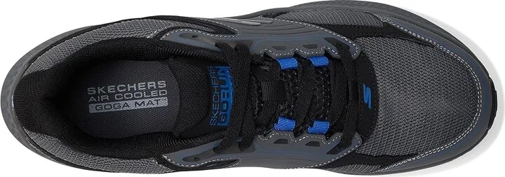 SKECHERS Go Run Consistent 2.0 Men's Shoes Charcoal/Blue : 10 D - Medium, Leather/Textile - Image 2