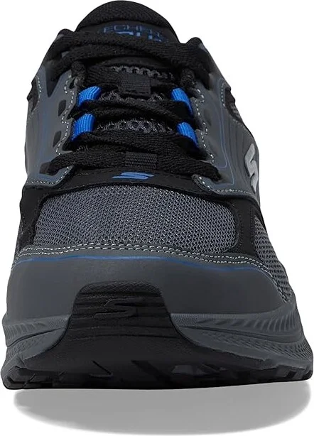 SKECHERS Go Run Consistent 2.0 Men's Shoes Charcoal/Blue : 10 D - Medium, Leather/Textile - Image 3