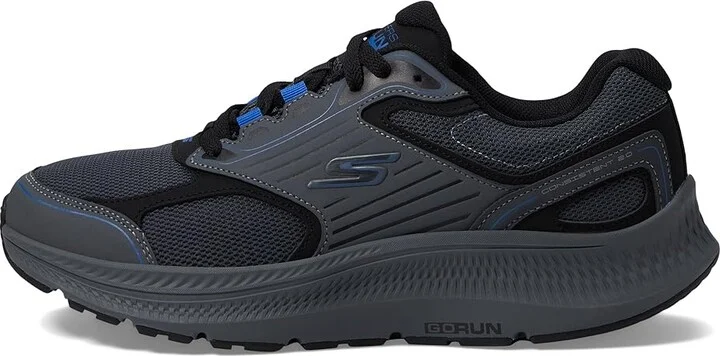 SKECHERS Go Run Consistent 2.0 Men's Shoes Charcoal/Blue : 10 D - Medium, Leather/Textile - Image 6