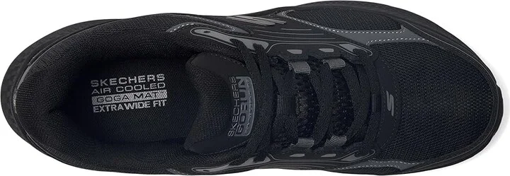 SKECHERS Go Run Consistent 2.0 Men's Shoes Charcoal/Blue : 10 D - Medium, Leather/Textile - Image 7