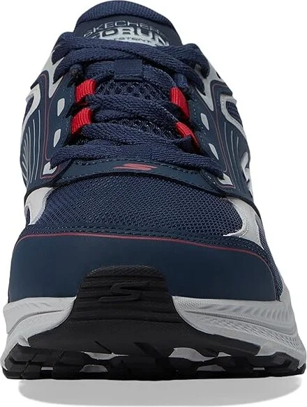 SKECHERS Go Run Consistent 2.0 Men's Shoes Navy/Red : 11 D - Medium, Leather/Textile - Image 3