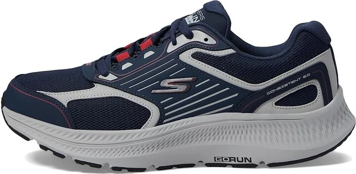 SKECHERS Go Run Consistent 2.0 Men's Shoes Navy/Red : 11 D - Medium, Leather/Textile - Image 6