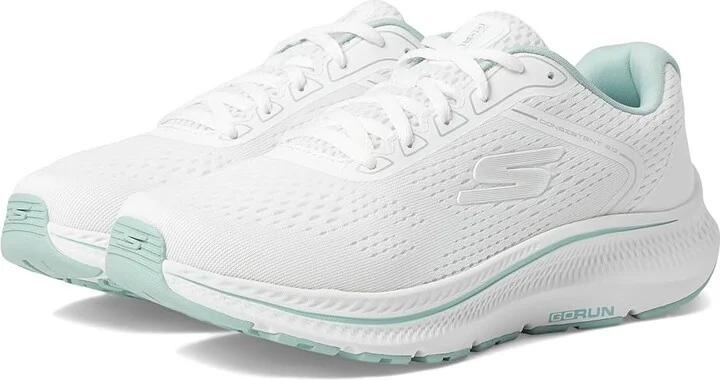 SKECHERS Go Run Consistent 2.0 Mile Women's Shoes White/Mint : 7.5 B - Medium, Rubber/Textile