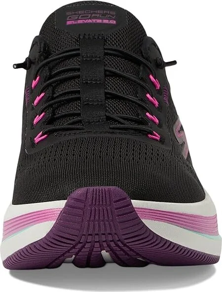 SKECHERS Go Run Elevate 2.0 Banyan Hands Free Slip-Ins Women's Shoes Black/Pink : 8 B - Medium, Synthetic - Image 3