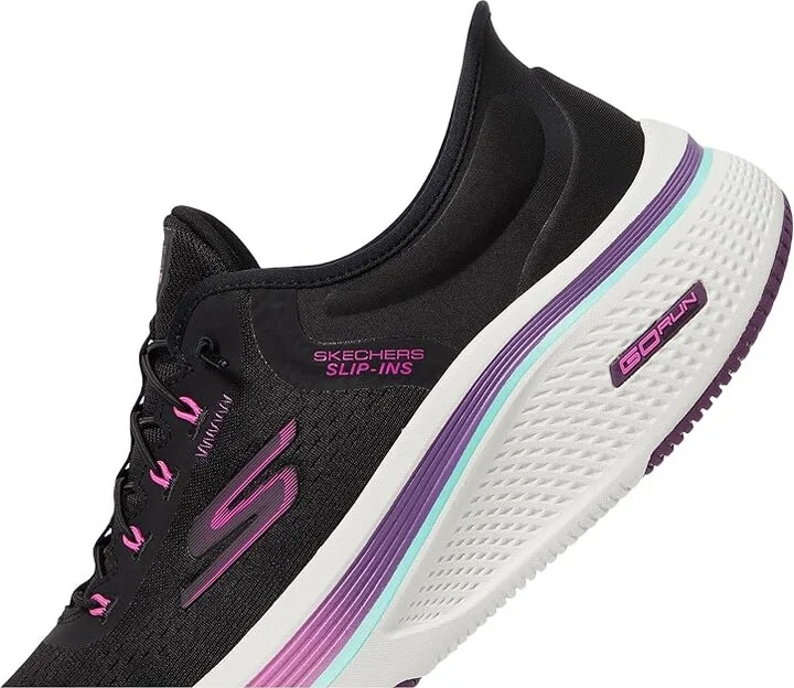 SKECHERS Go Run Elevate 2.0 Banyan Hands Free Slip-Ins Women's Shoes Black/Pink : 8 B - Medium, Synthetic - Image 4