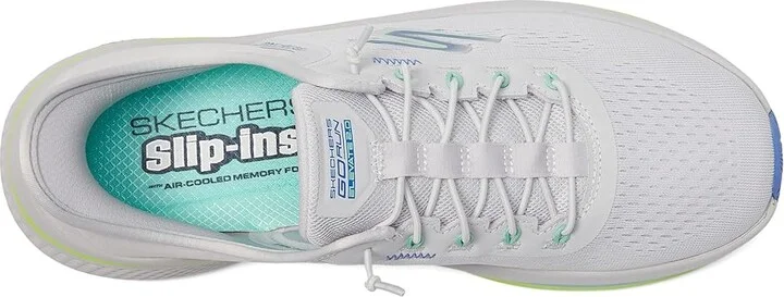 SKECHERS Go Run Elevate 2.0 Banyan Hands Free Slip-Ins Women's Shoes Gray/Blue : 6 B - Medium, Synthetic - Image 2