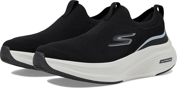 SKECHERS Go Run Elevate 2.0 Cadena Women's Shoes Black/Gray : 9.5 B - Medium, Textile