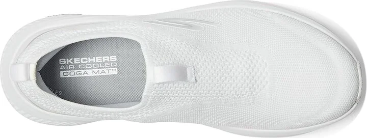 SKECHERS Go Run Elevate 2.0 Cadena Women's Shoes White/Silver : 10 B - Medium, Textile - Image 2