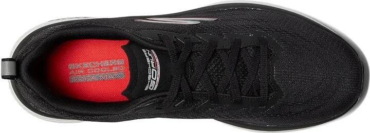 SKECHERS Go Run Elevate 2.0 - Fluid Motion Men's Shoes Black : 8.5 EE - Wide, Textile - Image 2