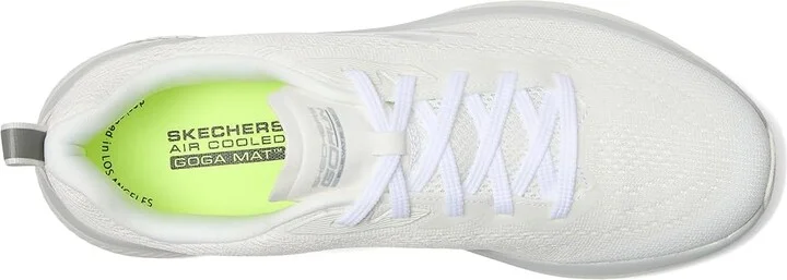 SKECHERS Go Run Elevate 2.0 - Fluid Motion Men's Shoes White : 7 EE - Wide, Textile - Image 2