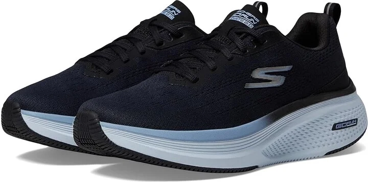 SKECHERS Go Run Elevate 2.0 Women's Shoes Black/Blue : 9 B - Medium, Synthetic/Textile