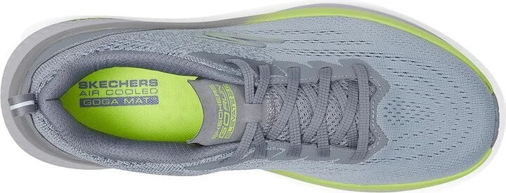 SKECHERS Go Run Elevate 2.0 Women's Shoes Gray/Lime : 7.5 B - Medium, Synthetic/Textile - Image 2