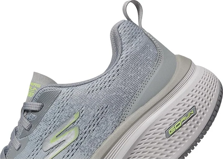SKECHERS Go Run Elevate 2.0 Women's Shoes Gray/Lime : 7.5 B - Medium, Synthetic/Textile - Image 4
