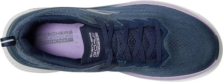 SKECHERS Go Run Elevate 2.0 Women's Shoes Navy/Lavender : 9 B - Medium, Synthetic/Textile - Image 2