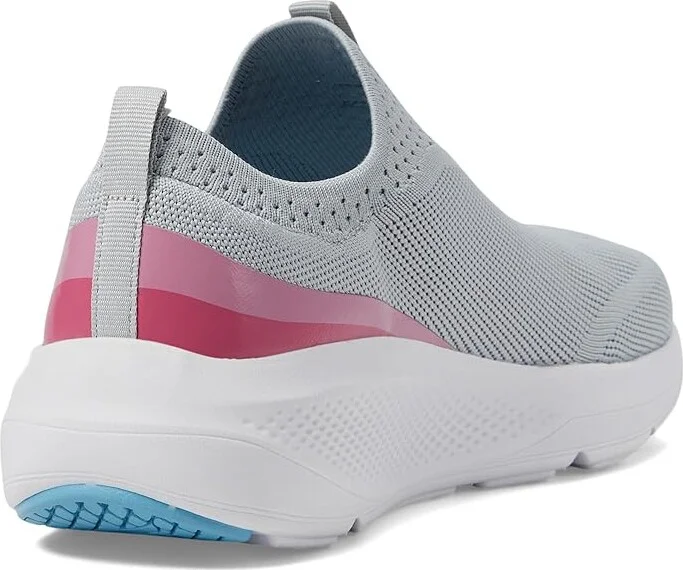 SKECHERS Go Run Elevate Knit Slip-On Women's Running Shoes Gray/Pink : 5.5 B - Medium, Textile - Image 4