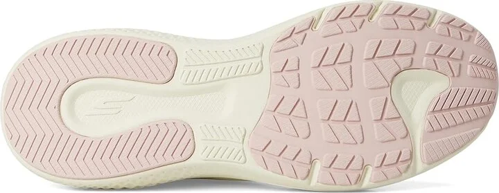 SKECHERS Go Run Supersonic Max Women's Shoes Natural/Pink : 10 B - Medium, Synthetic - Image 3