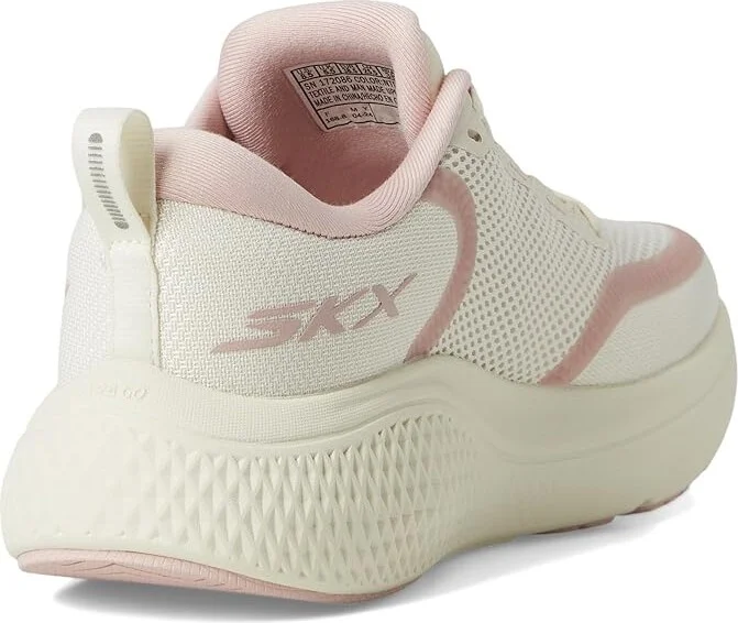 SKECHERS Go Run Supersonic Max Women's Shoes Natural/Pink : 10 B - Medium, Synthetic - Image 4