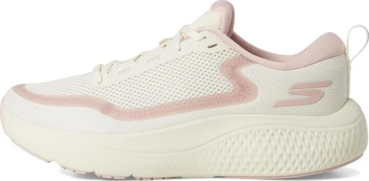 SKECHERS Go Run Supersonic Max Women's Shoes Natural/Pink : 10 B - Medium, Synthetic - Image 6