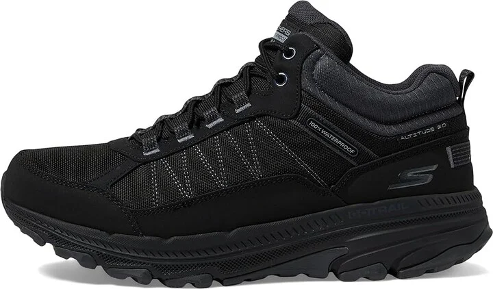 SKECHERS Go Run Trail Altitude 2.0 Cold Creek Waterproof Women's Climbing Shoes Black/Charcoal : 8.5 B - Medium, Leather - Image 6