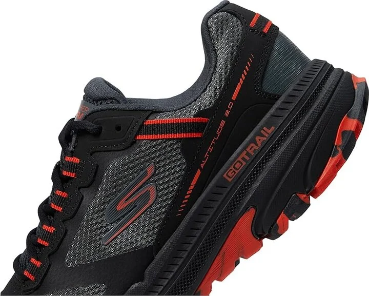 SKECHERS Go Run Trail Altitude 2.0 - Mar Men's Shoes Black/Black : 11 D - Medium, Leather - Image 10