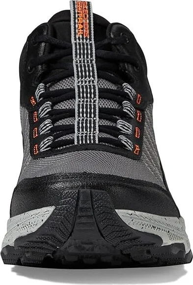 SKECHERS Go Run Trail Altitude 2.0 - Ridgetop Midtop Men's Shoes Charcoal/Orange : 7 D - Medium, Leather - Image 2