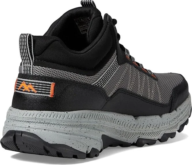 SKECHERS Go Run Trail Altitude 2.0 - Ridgetop Midtop Men's Shoes Charcoal/Orange : 7 D - Medium, Leather - Image 4