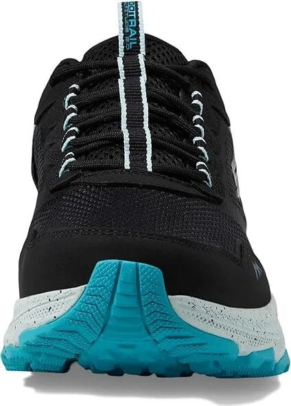 SKECHERS Go Run Trail Altitude 2.0 Women's Shoes Black/Aqua : 5 B - Medium, Leather - Image 3