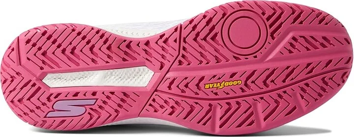 SKECHERS Go Train Arch Fit Viper Court - Pickleball Women's Running Shoes White/Lavender : 5 B - Medium, Textile/Synthetic - Image 3