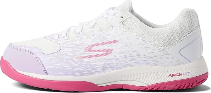 SKECHERS Go Train Arch Fit Viper Court - Pickleball Women's Running Shoes White/Lavender : 5 B - Medium, Textile/Synthetic - Image 6