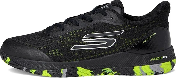 SKECHERS Go Train Arch Fit Viper Court Pro - Pickleball Women's Tennis Shoes Black : 8 B - Medium, Synthetic/Textile - Image 6