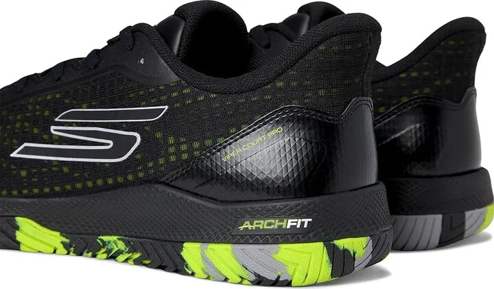 SKECHERS Go Train Arch Fit Viper Court Pro - Pickleball Women's Tennis Shoes Black : 8 B - Medium, Synthetic/Textile - Image 7