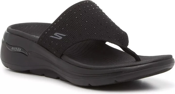 Skechers GO WALK Arch Fit Glam Wedge Sandal