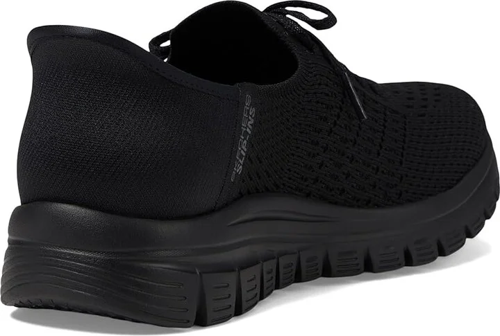 SKECHERS Graceful - First Blush Hands Free Slip-Ins Women's Shoes Black : 5 B - Medium, Synthetic - Image 4
