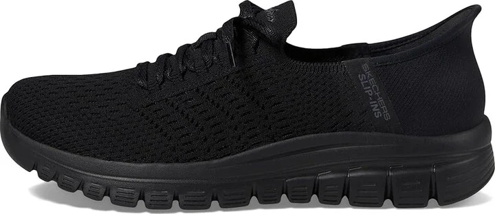 SKECHERS Graceful - First Blush Hands Free Slip-Ins Women's Shoes Black : 5 B - Medium, Synthetic - Image 6