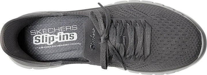 SKECHERS Graceful - First Blush Hands Free Slip-Ins Women's Shoes Charcoal : 5.5 B - Medium, Synthetic - Image 2
