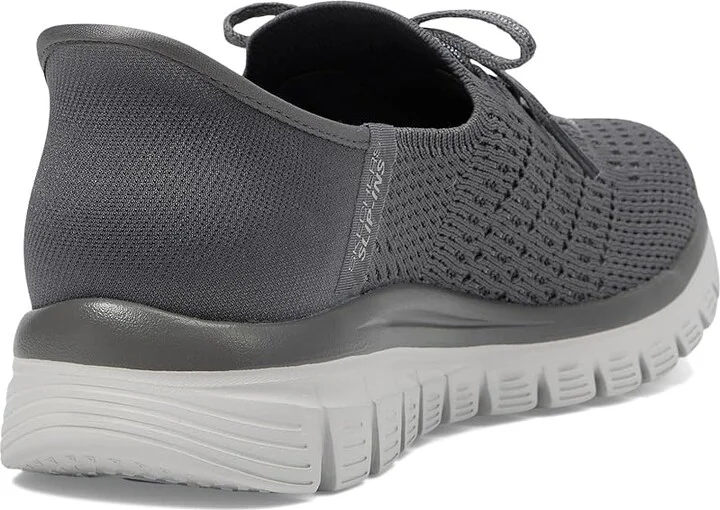 SKECHERS Graceful - First Blush Hands Free Slip-Ins Women's Shoes Charcoal : 5.5 B - Medium, Synthetic - Image 4