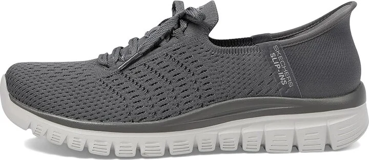 SKECHERS Graceful - First Blush Hands Free Slip-Ins Women's Shoes Charcoal : 5.5 B - Medium, Synthetic - Image 6