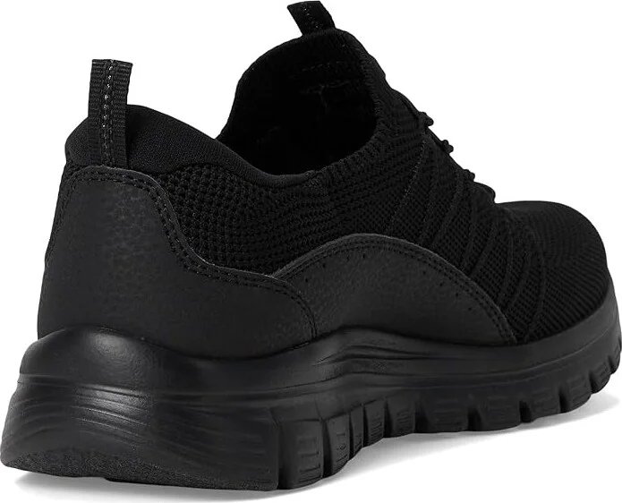 SKECHERS Graceful - Picture Perfect Women's Shoes Black : 9 B - Medium, Synthetic - Image 4