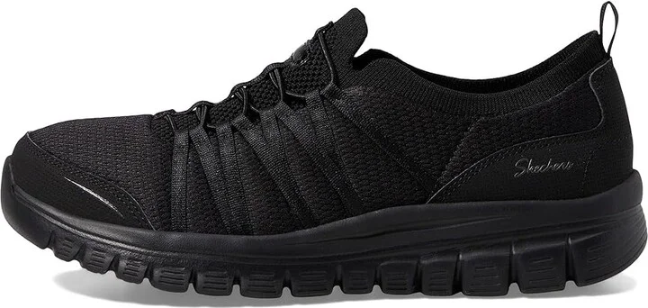 SKECHERS Graceful - Soft Soul Women's Shoes Black/Black : 5 B - Medium, Synthetic - Image 6