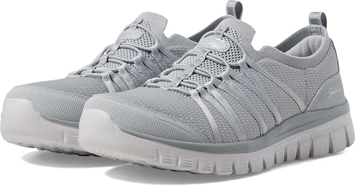 SKECHERS Graceful - Soft Soul Women's Shoes Grey : 5 B - Medium, Synthetic