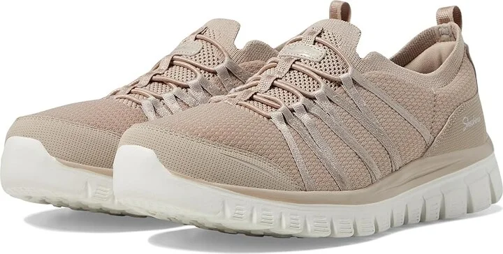 SKECHERS Graceful - Soft Soul Women's Shoes Taupe : 5 B - Medium, Synthetic