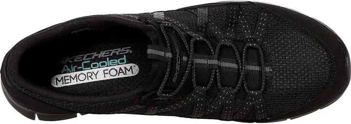 SKECHERS Gratis - Strolling Women's Shoes Black : 5.5 W, Textile/Synthetic - Image 2
