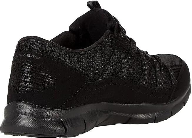SKECHERS Gratis - Strolling Women's Shoes Black : 5.5 W, Textile/Synthetic - Image 4