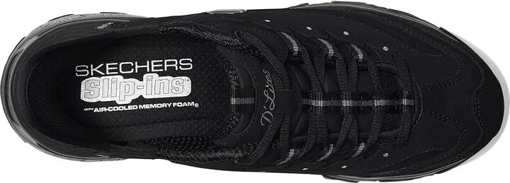 SKECHERS Hands Free Slip-Ins D'Lites Women's Shoes Black : 5.5 B - Medium, Leather - Image 2