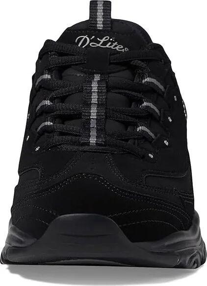 SKECHERS Hands Free Slip-Ins D'Lites Women's Shoes Black : 5.5 B - Medium, Leather - Image 5